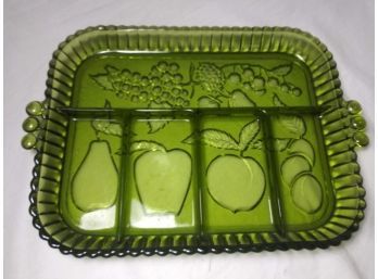 Groovy Green Relish Tray