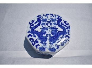 Blue & White Dragon Bowl
