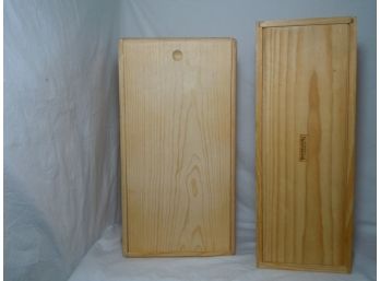 2 Wooden Compartment Boxes