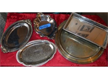 Silver Plated Platters (6)