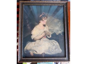 Age Of Innocence Color Print After The Painting By Sir Joshua Reynolds
