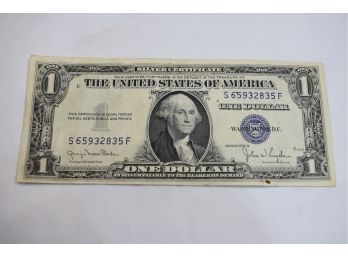 $1.00 Silver Certificate