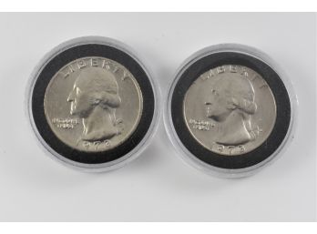 Uncirculated 1973 P & D Quarter
