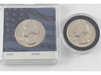 Uncirculated 1972 P & D Quarter
