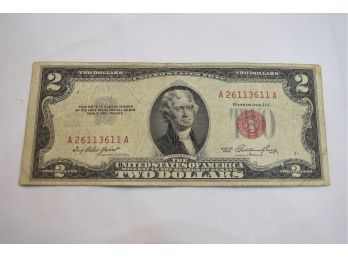 2 Dollar Red Note
