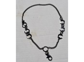 Black Necklace W/ Clip