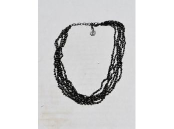Black Necklace Marked Zao