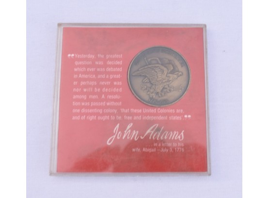 A 1976 Bicentennial Anniversary Coin