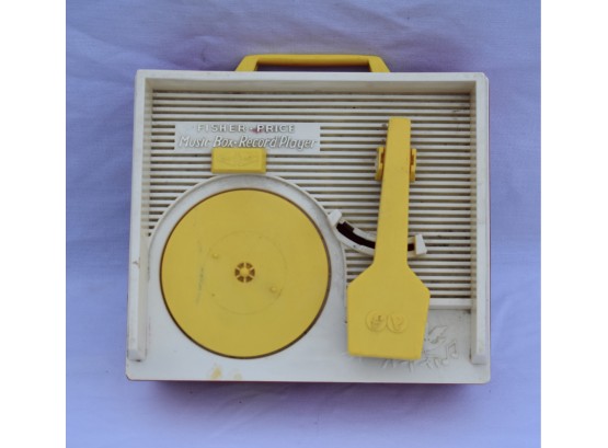 A Vintage Fisher Price Music Box Record Player