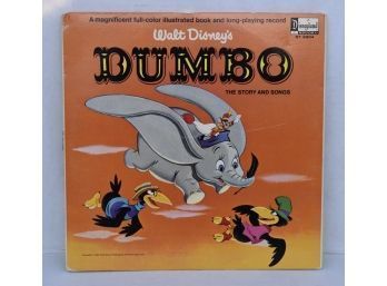 Walt Disney Dumbo Record Album And Storybook