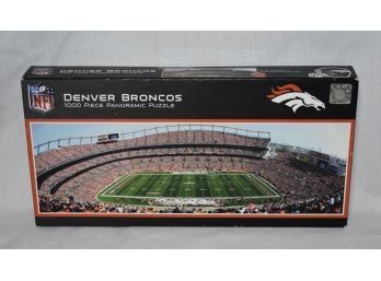 Unopened 1000 Piece Panoramic Puzzle Of The Denver Broncos Home Field Stadium Invesco Field
