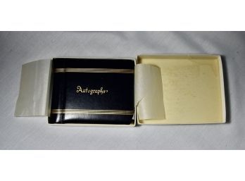 A Brand New Vintage Autograph Book In The Original Box