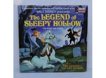 Disney's The Legend Of Sleepy Hollow Record Album & Storybook