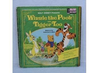 Winnie The Pooh & Tigger Too Record Album And Story Book