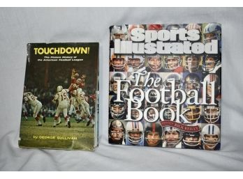 2 Coffee Table Books Touchdown & Sports Illustrated Football Book