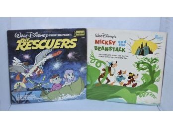 Micky & The Beanstalk Vinyl Record & The Rescuers Vinyl Record