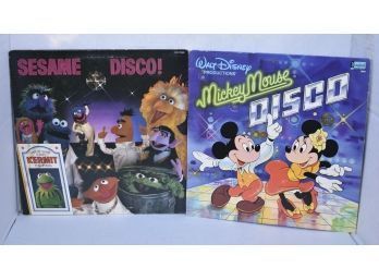 Disney & Sesame Street Disco Record Album