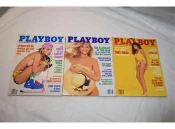Playboy From 1991  April, June, July