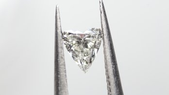 NATURAL DIAMOND .43CT SI1 5.75MM X 5.21MM  X 2.42MM HEART CUT LOOSE GEMSTONE NEAR COLORLESS