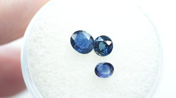 LOOSE NATURAL BLUE SAPPHIRE LOT 1.16CTW GEMSTONE JEWELRY