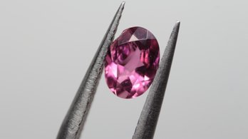 NATURAL PINK TOURMALINE 0.67CT 6MM X 5MM X 3MM LOOSE GEMSTONE 'chipped'