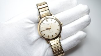 Vintage Tissot Automatic Watch 17J 10K Gold Filled Case - Running 36mm