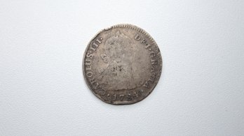 Peru Spain 1784 LIMAE M.I. Silver 2 Reales