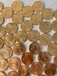 Sacagawea Golden Dollar Coin Lot