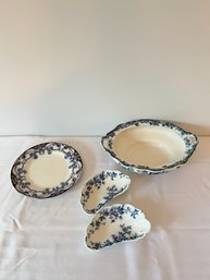W.h. Grindley And Company Blue And White Dishware