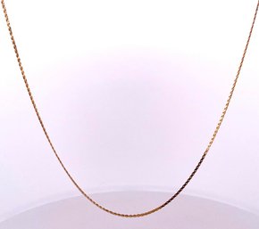 14K YELLOW GOLD PENDANT NECKLACE UNO A ERRE  5.8 GRAMS 20.5 INCHES GEMSTONE JEWELRY