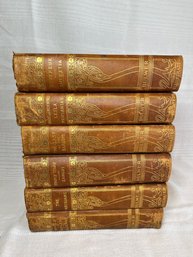 Set 6 Antique Books Title Collection Edward Bulwer