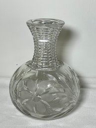 Antique Cut Glass Water Carafe Decanter Vase