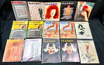 PLAYBOY MAGAZINES - 1960 MONTHLY ISSUES LOT