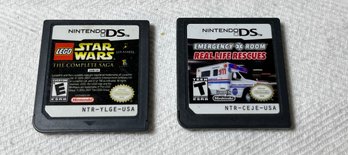 Nintendo DS Lego Star Wars & Emergency Room Real Life Rescues Game Cartridges