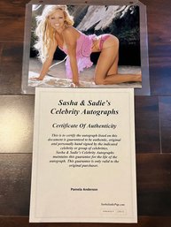 PAMELA ANDERSON SIGNED AUTHENTICATED PHOTOGRAPH
