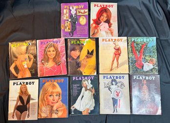 PLAYBOY MAGAZINE 1968 COMPLETE YEAR MONTHLY ISSUES