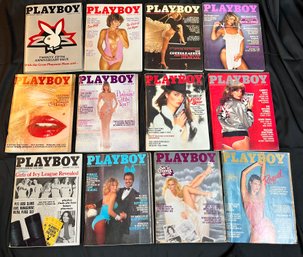 PLAYBOY MAGAZINE LOT 1979 COMPLETE YEAR MONTHLY ISSUES