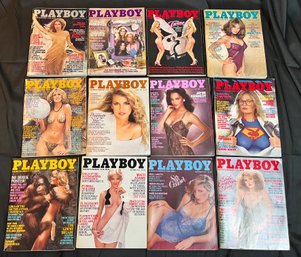 PLAYBOY MAGAZINE LOT 1981 COMPLETE YEAR MONTHLY ISSUES