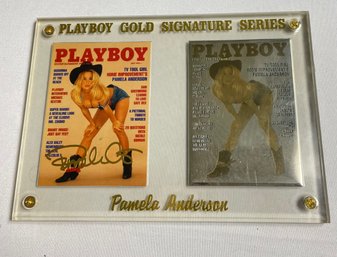 Pamela Anderson Playboy Gold Signature & Gold/Silver  Cards #21/1992