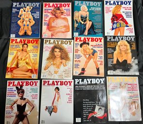 PLAYBOY MAGAZINE LOT 1992 COMPLETE YEAR MONTHLY ISSUES