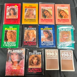 LOT 1980s PLAYBOY PLAYMATE DESK CALENDARS/APPOINTMENT CALENDARS