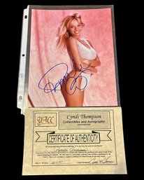 PAMELA ANDERSON SIGNED AUTHENTICATED PHOTOGRAPH