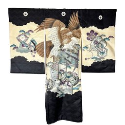 Vintage Authentic Japanese Silk Kimono