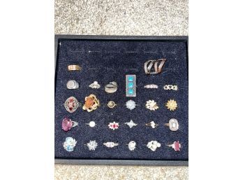 Lot Of Costume Jewelry Rings