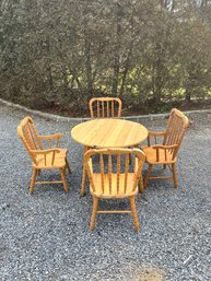 VINTAGE CHILDRENS TABLE AND CHAIRS