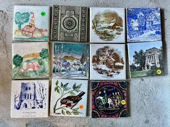 GROUP OF VINTAGE TILES