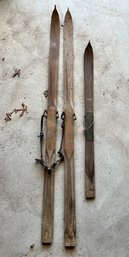 Antique Wood Skis