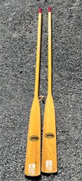 Pair Of Feather Brand Boat Oars
