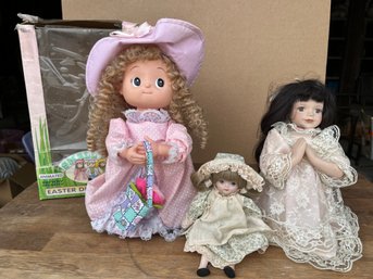 Group Of 3 Dolls