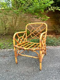 BAMBOO ARM CHAIR 32 1/2 T X 22 W